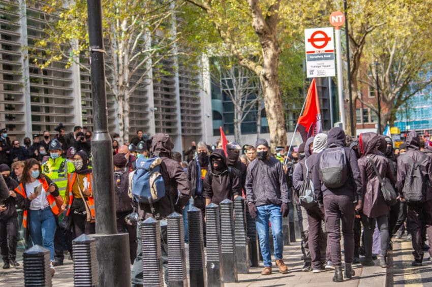 Travel protest