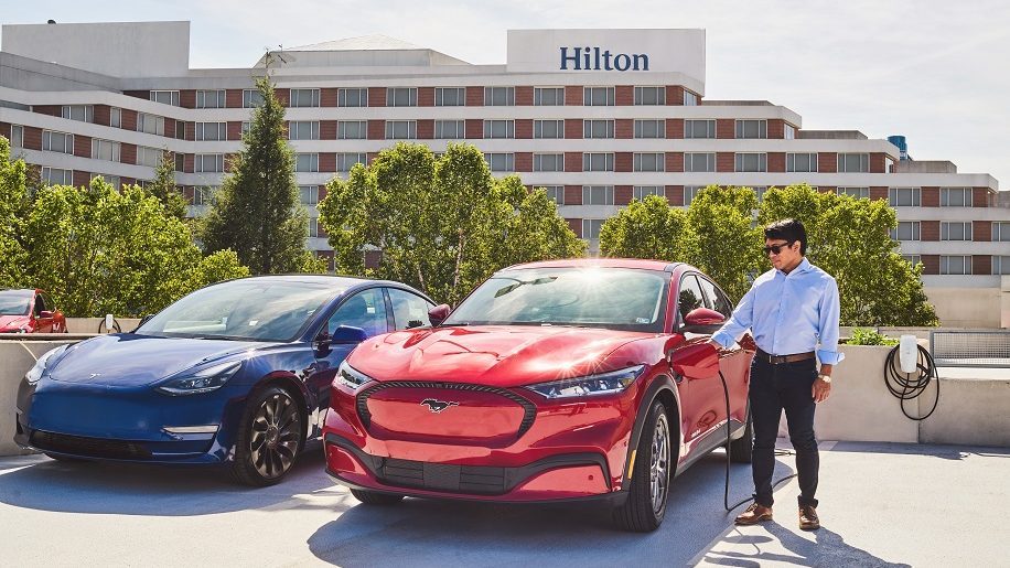 Hilton to install 20,000 Tesla EV chargers at 2,000 hotels