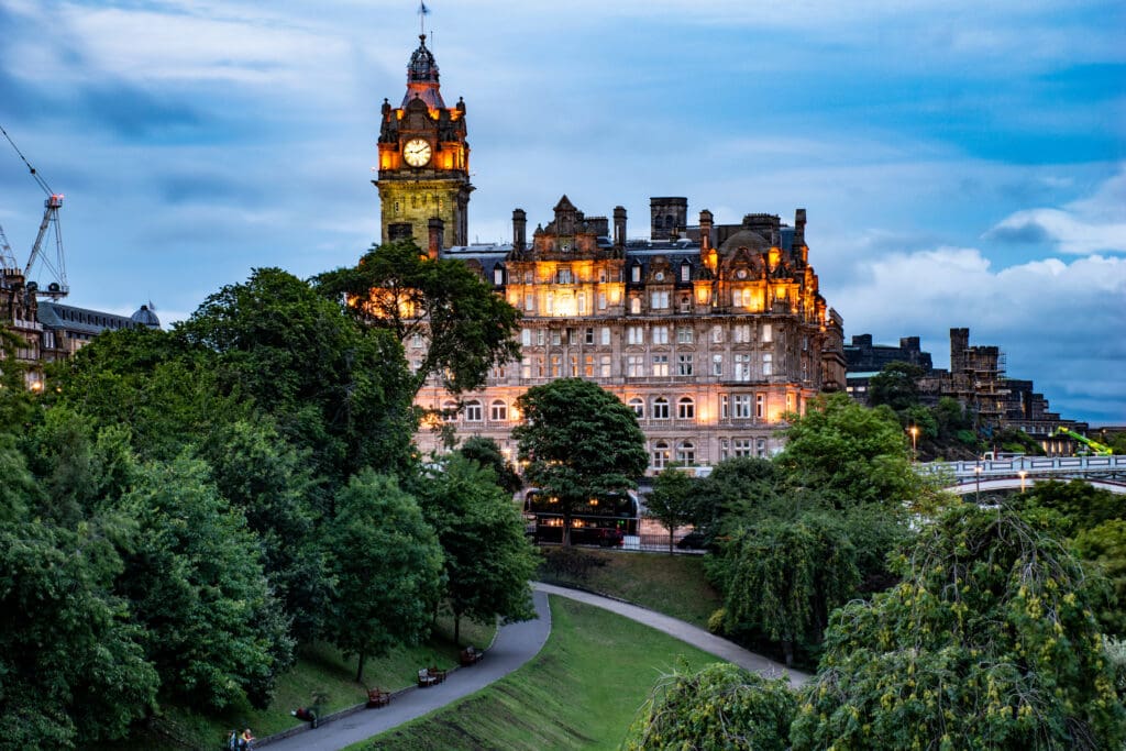 This Victorian hotel built in 1895 in a traditional Scottish baronial style was the result of a design competition won by W. Hamilton Beattie and A.R. Scott was opened on 15th October 1903.