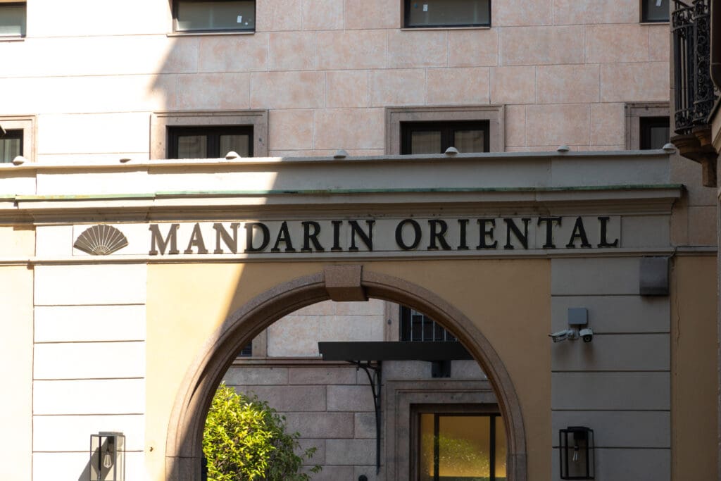 Milan,,Italy,-,July,29,,2018:,Mandarin,Oriental,Hotel,Exterior.