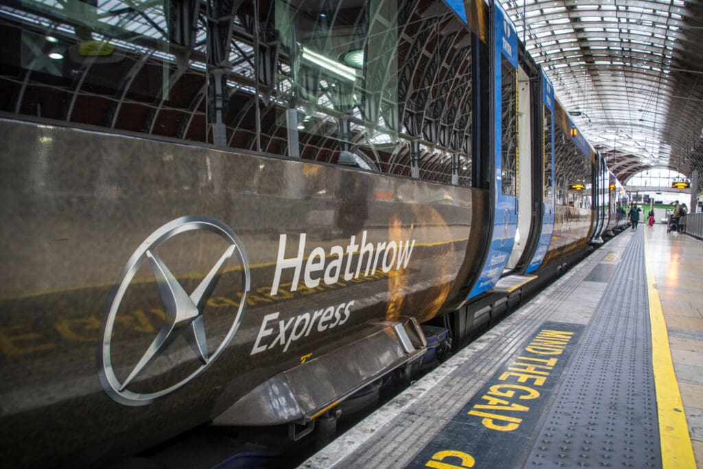Three of the main routes bringing passengers to Heathrow airport have been suspended this morning causing chaos for travellers.