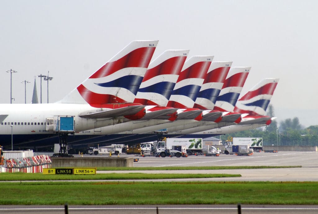 London,,Uk,-,May,19,,2012:,Fleet,Of,Boeings,747