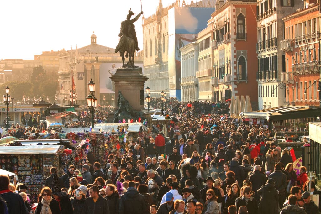 Venice,-,March,04:,Historic,Center,Of,Venice,Near,Piazza