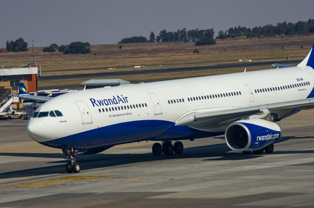 Johannesburg,,South,Africa,-,October,8,2018:,A,Rwandair,Jumbo