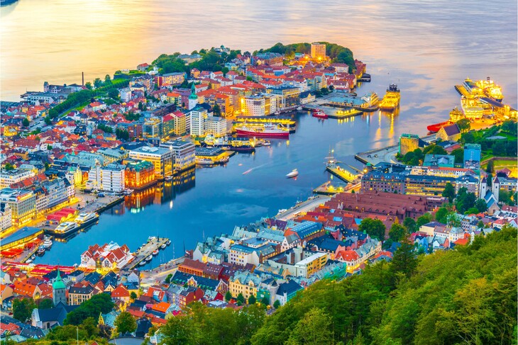 Behold,The,Captivating,Allure,Of,The,City,Of,Bergen,,Norway,