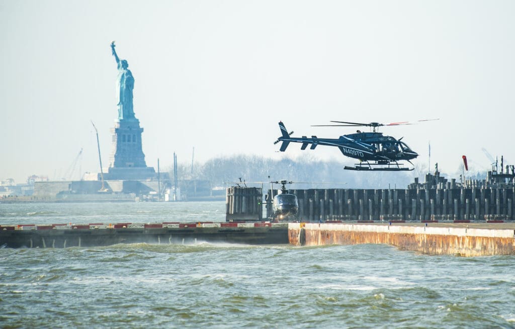 Marriott International has unveiled an exclusive promotion offering complimentary airport helicopter transfers for premium guests at six of its New York properties.