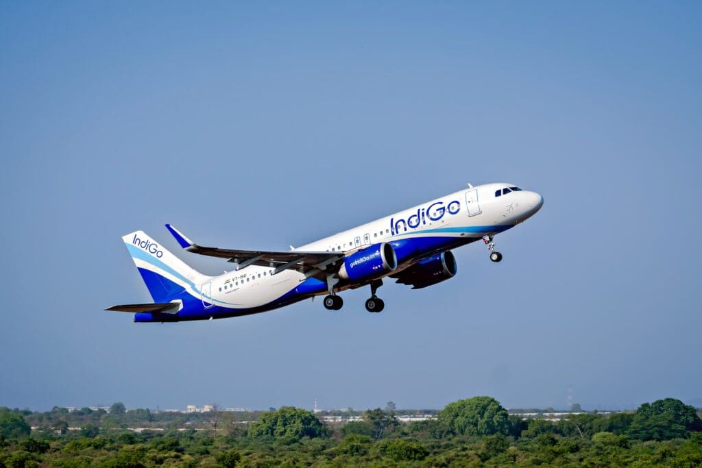 Nagpur,,Maharashtra,,India-june,12th,,2023:,Indigo,Flight,Takes,Off,From