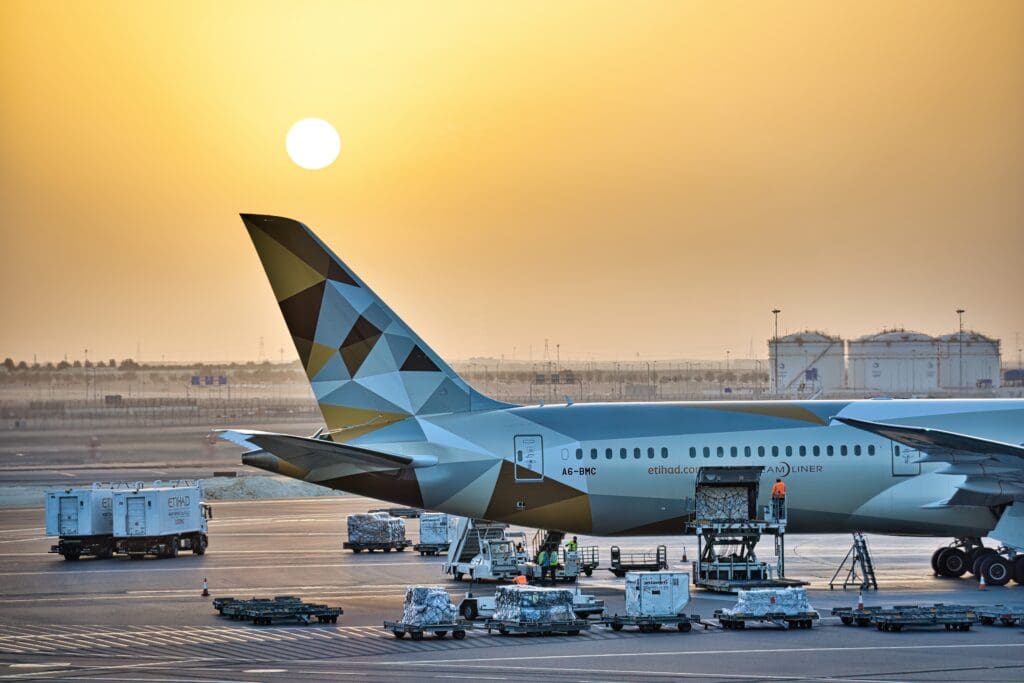 Abu,Dhabi,,Uae,-,20th,April,2019:,Etihad,Airways,Boeing