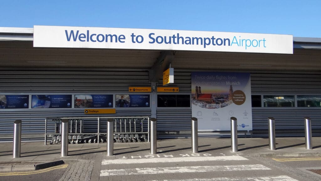 Southampton,Airport,,Southampton,,Hampshire/,United,Kingdom,-,July,9,2017: