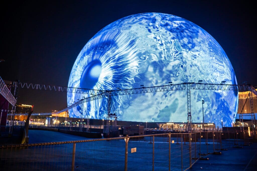 Las,Vegas,,The,Usa,,17,October,2023:,Msg,Sphere,Is