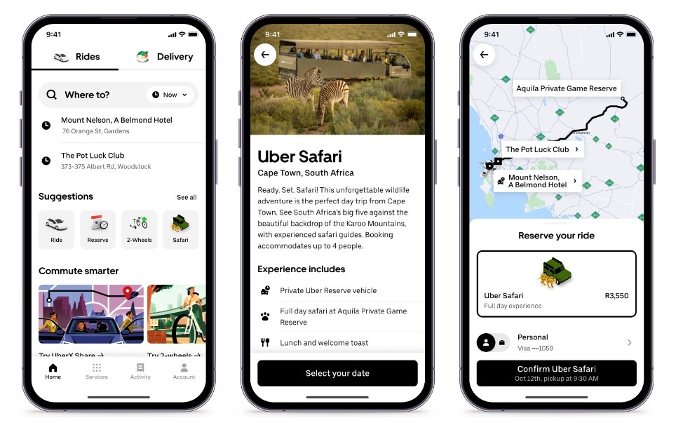 Uber safari