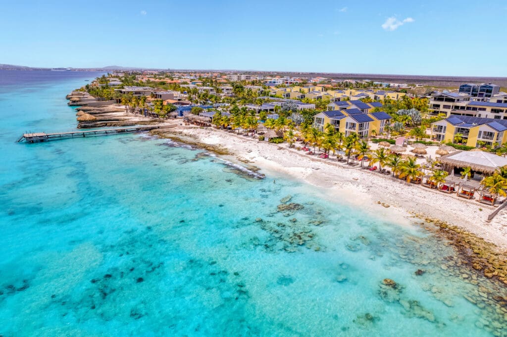 Delfins-Beach-Resort-Bonaire-Tapestry-Collection-by-Hilton-Aerial