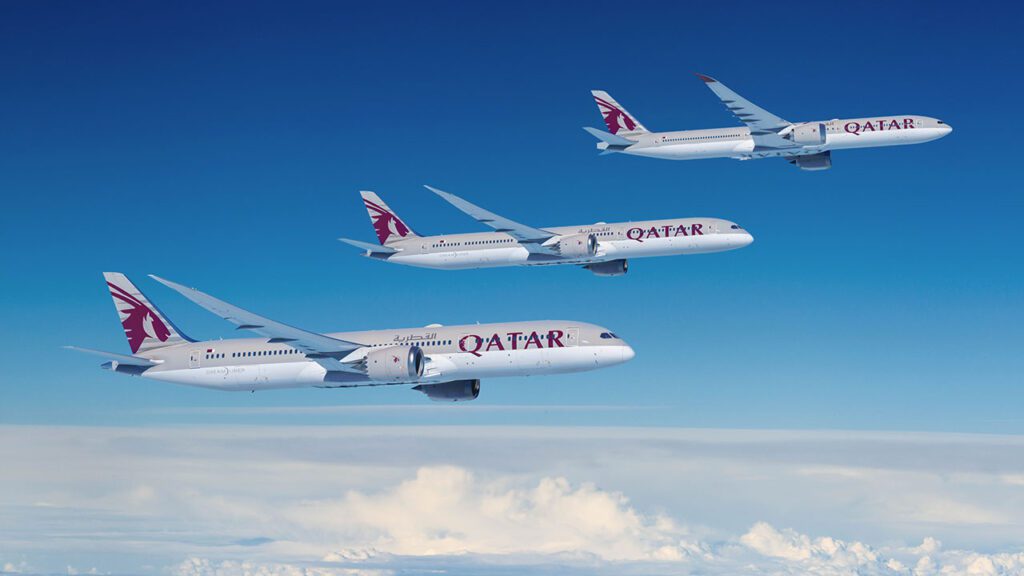 Qatar Airways announces largest Boeing widebody and GE Aerospace engine deals in history, ordering 210 aircraft and over 400 engines during President Trump’s Qatar visit.